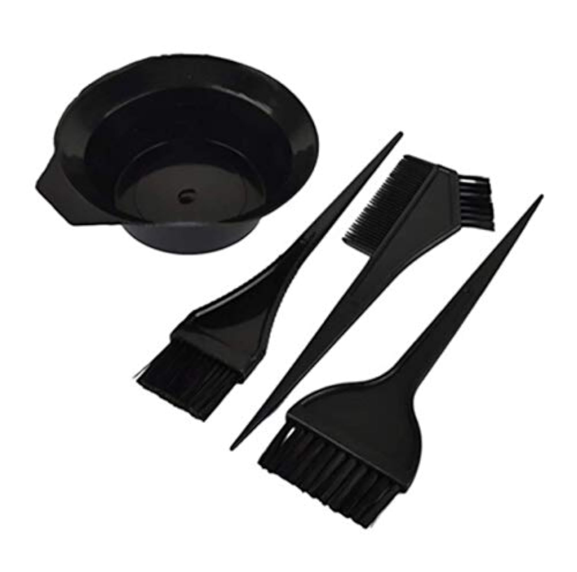Hair Dye Bowl & Brushes Set for Men and Women, Black