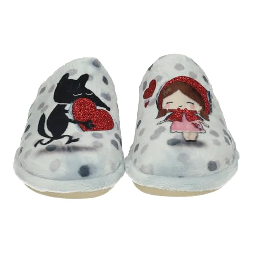 Chaussures pour femme Garzon argentées idéales pour des moments cocooning à la maison