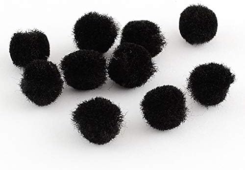Pompon Rossi Da 20mm Per Fai Da Te - Perlin - Confezione Da 125 Pezzi Per Lavoretti Creativi E Passamaneria - 3
