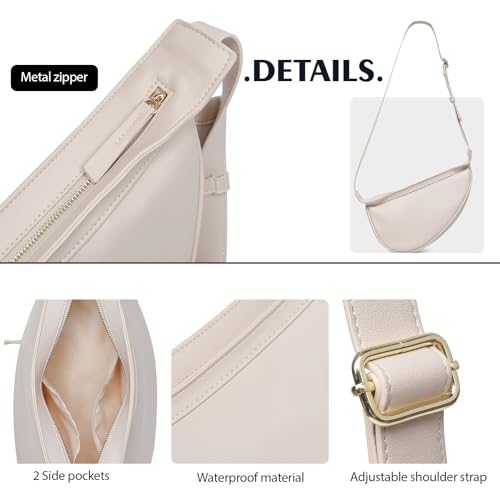 Crossbody Bags for Women, Vegan Leather Trendy Hobo Sling Crossbody Bag with Adjustable Shoulder Strap4