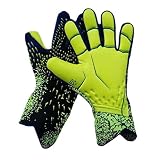 Yuly Goalkeeper Gloves Strong Grip Goalie Soccer Glove Football with Finger Support Size 6/7/8/9/10