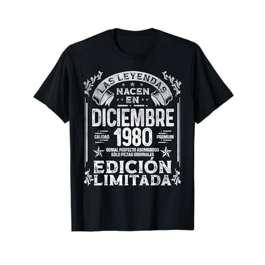Las Leyendas nacen en Diciembre de 1980 - 44 Años Cumpleaños Camiseta