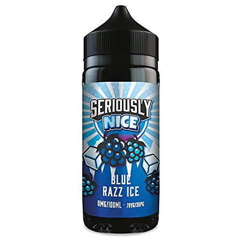 Seriously Nice Blue Razz Ice 0mg 100ml Shortfill E-Liquid Nicotine Free