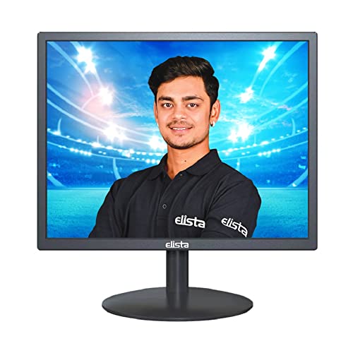 Elista ELS-VS18HD, 17.1 Inch (43.4 cm) Square,1280 X 1024 Pixels, Led Monitor with Hdmi and Vga Port Dual Input, Slim Bezel, Stand and Wall Mountable