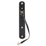 Petilette Faux Leather Glove Holder for handbag, Strap Holder with Clasp, Hat Holder...