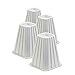 Honey-Can-Do STO-01006 Stackable Bed Risers, 4-Pack, White 300 lbs