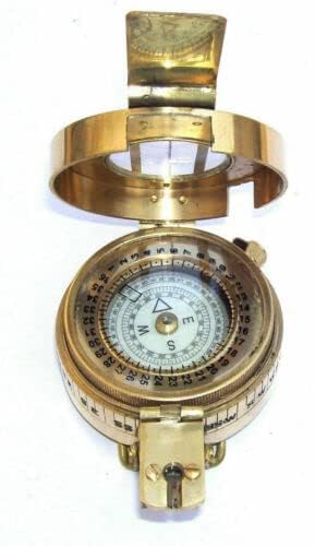 generic Prismatic Compass Military Engineering Hand Made Nautical Vintage Style-picture-10