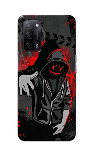 Image of Printed Hard Back Cover for Oppo A54s Back Cover (Hoodie Rapper) -190724(EA)