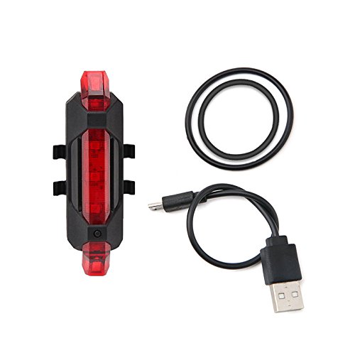 Schrodinger15 10050 Rechargeable Bicycle Cycle Front Tail Red Warning Light USB (B06WP2GCM6) Amazon Price History, Amazon Price Tracker