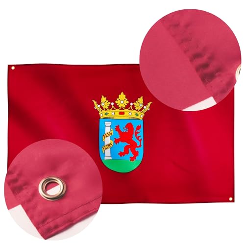 Runesol Badajoz Flag, 91x152cm, 3ft x 5ft, 4 Grommets, Eyelet In Every Corner, Spanish Regional Flag, Extremadura Day - Image 4