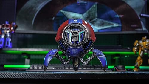 GravaStar Limited Edition Captain Mars Pro Portable Bluetooth Speaker, Deep Bass Loud Stereo Sound, 15H Playtime, 6 RGB Lights, Dual Pairing, Portable for Home, Outdoors, Party, Camping, Home, Gifts