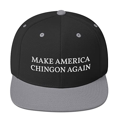 Make America Chingon Again Flatbrim Flat Brim Snapback Hat Cap