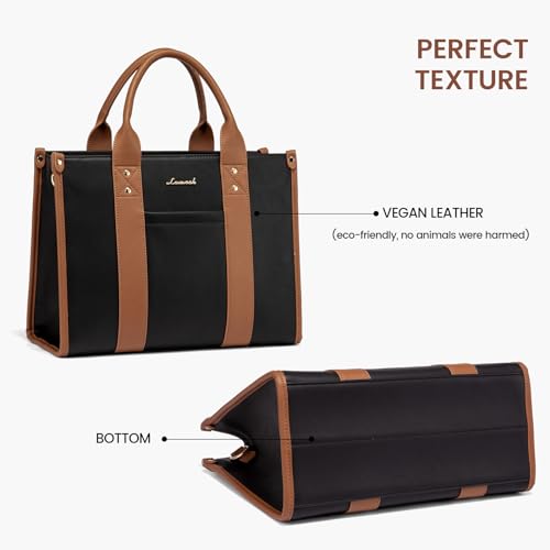 Image of LOVEVOOK Purse for Women Leather Tote Bag Purse and Handbags, Satchel Shoulder Crossbody Top Handle Bags with Zipper