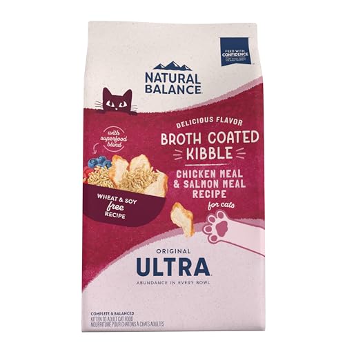 Natural Balance Original Ultra Dry Cat Food Chicken Meal & Salmon Meal Recipe Whole Body Health for Kittens to Adult Cats 6 lb. (Pack of 1)