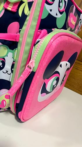 PUKET - Lancheira Térmica Infantil Puket Panda Miami Azul Marinho