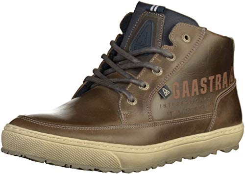 Gaastra Crossjacks Chk Nappa M, Botas Clasicas para Hombre, Gris (Dark Grey 0300), 41 EU