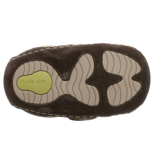 Stride Rite Infant/Toddler Pea Pod Stage 1 Pre Walker,Dark Brown/New Taupe,1 MW US Infant3