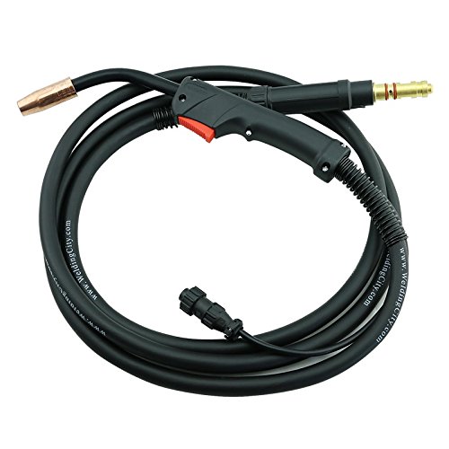 WeldingCity 100-amp 10-ft Air Cooled MIG Welding Gun Torch Stinger Replacement for Lincoln Magnum 100L (K530-6 Amphenol Terminals)