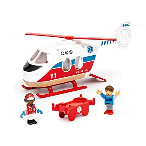BRIO World Rescue Helicopter Toy for Kids Cover