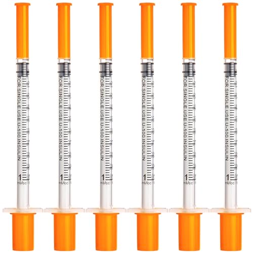 SHAOTONG 1ml 30 Gauge 1cc 1/2 Inch 13mm for Labs Industrial Disposable Dispensing Supplies, 20Pack