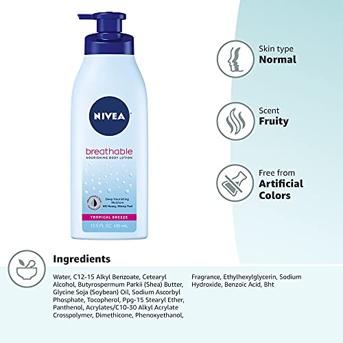 Nivea 85727 Breathable Nourishing Body Lotion In Tropical Breeze thumb #13