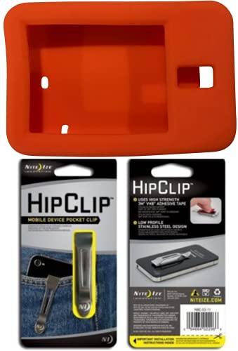 Tandem T-Slim Silicone Pump case & Clip Combo. (Orange)
