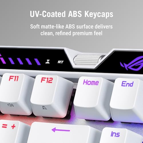 Image of ASUS ROG Falchion Ace 75 HE Wired Analog Gaming Keyboard with Salon Effect - 75% TKL, USB, HFX V2 Hot-Swappable Magnetic Switch, Quick Trigger, 8KHz Poll