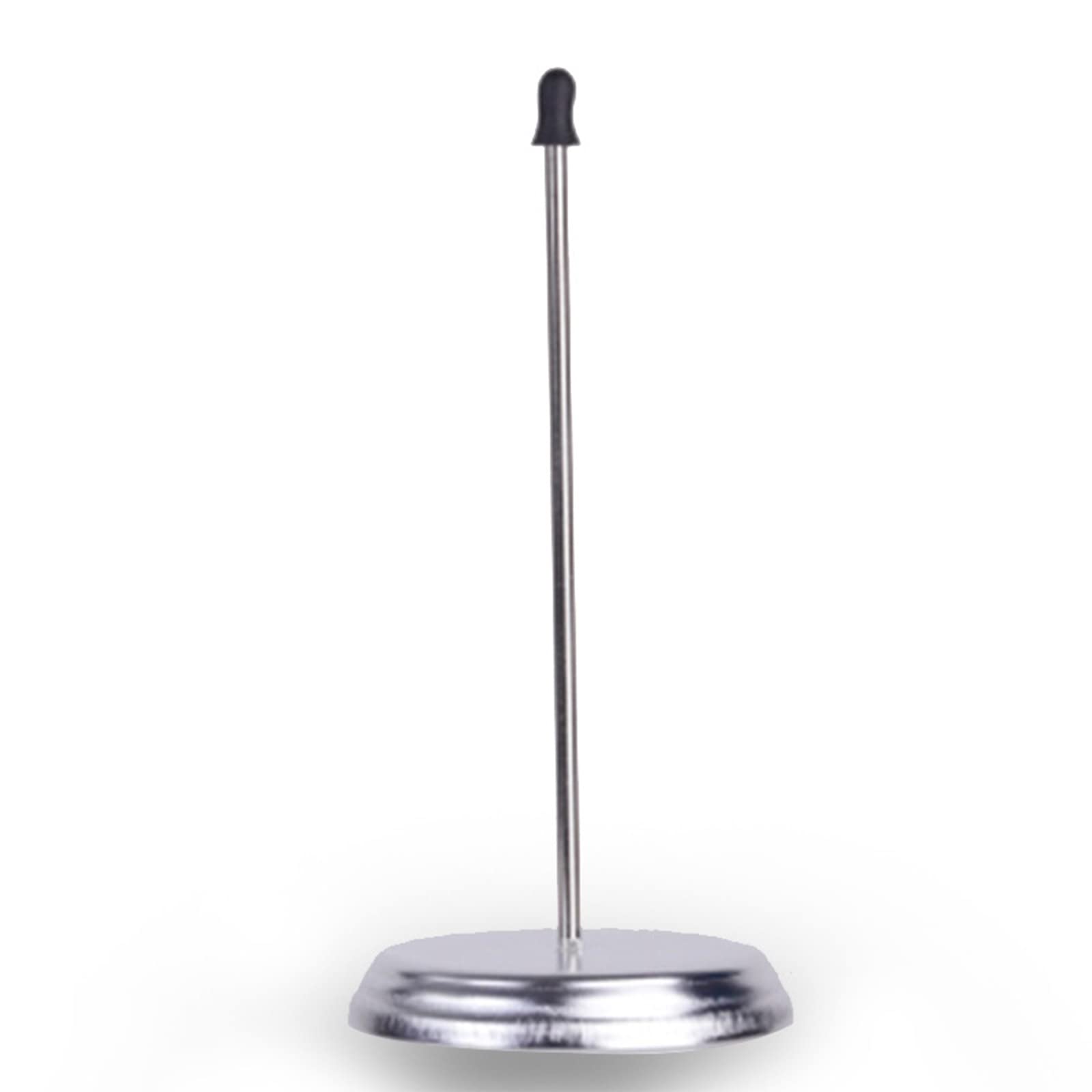 Receipt Holder Ticket Spike Silver Metal Pole Receipt Fork Bill Note Memo Holder Spike with Round Base for Restaurant Kitchen Hotel Office