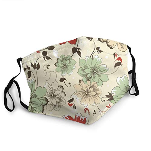 Preisvergleich Produktbild Maske Schutzmaske Gesichtsbedeckung Selbst angebautes Gemüse Weihnachtsgeschenkmaske für Unisex-Männer Frauen Herbst Herbst Staubdicht Mundmaske Outdoor Face Shield Bandana Halstuch Schals