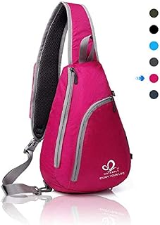 Waterfly Sling Shoulder Backpacks Bags Crossbody Rope Triangle Pack Rucksack for Hiking or Multipurpose Daypacks and School Handbag for Man Women Girl