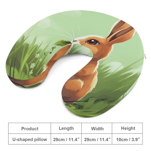 Almohada en U espuma viscoelástica tamaño único miniatura 2