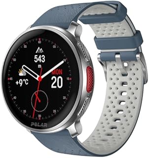 Polar Unisex – Erwachsene Vantage V3 Sportuhr mit GPS, Sky Blue, S-L