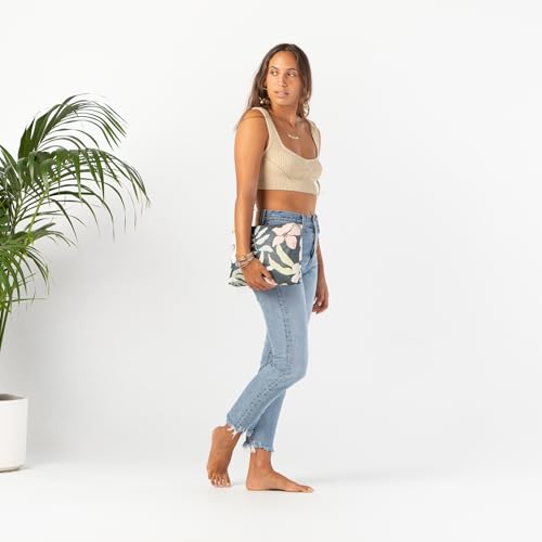 Image of ALOHA Collection Mid Pouch, Lightweight, Packable, & Splash-Proof Pouch for Travel, Makeup, Toiletries, Organization, Gym, Pool & Beach. Easy to Clean Material. (11 inch x 8.5 inch)
