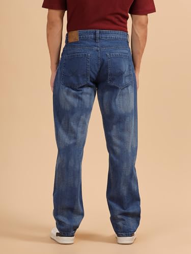 Image of WROGN Men's Anti Fit Jeans | Mid Rise | Jeans for Man