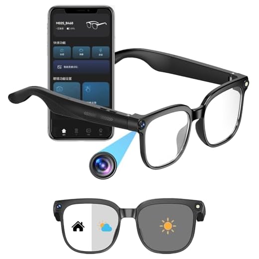800W Smart Glasses with Bluetooth and Camera