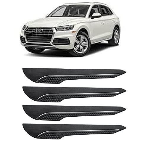 Image of AOSIS-Car Bumper Protector /Bumper Guard for Audi Q5 with Single Chrome Stripe (4-Pcs)