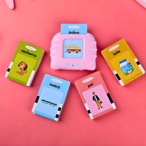 Cartões Educativos Para Crianças Tradutor de Palavras Português e Inglês