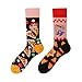 Mmyzao Lustige Socken Damen Herren 39-42 43-46 35-38 Bunte herbst lustig witzig-Pizza-Liebhaber
