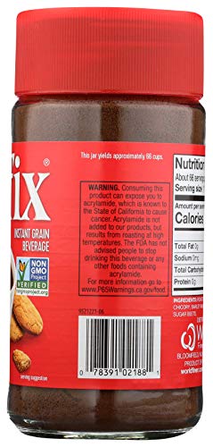 Image of Cafix Caffeine-Free All-Natural Instant Coffee Substitute, 3.5oz. Packages (Pack of 1)