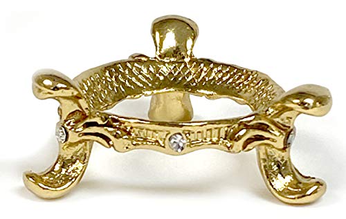 National Artcraft® Gold Finish Egg Display Stand with Rhinestone Accents
