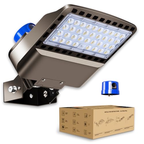 150W LED Parking lot Light, 22500LM 5000K Dusk to Dawn Wall Mount | 600W Equivalent, IP65 Waterproof, 100-277V Trunnion Mount Outdoor Security Light for Yard, Barn, Building