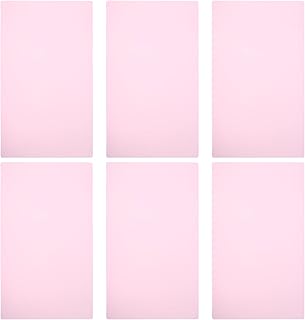 PATIKIL A4 Size Guided Reading Sheet, 6pcs Correction Lighting Gel Filter Colored Overlay Transparent Color Film for Classroom Photo Studio, Pink