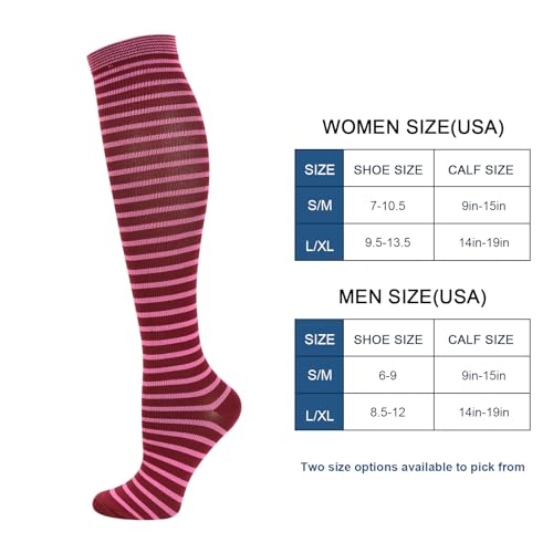 Dreshow 4 Paia Calze A Compressione Per Donna E Uomo Circolazione Miglior Supporto Alla Per Atletica,Corsa,Ciclismo,Viaggi - 5