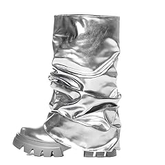 Silver Mid Calf