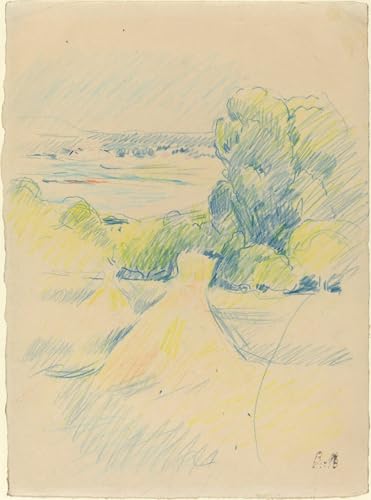 Toile Berthe Morisot paysage impressionniste pour créer un salon élégant