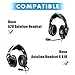 A20 Headset Replacement Ear Pads Ear Cushions Kit Compatible with Bose Aviation Headset X A10 A20 Headphone Ear Cups Ear Cover Earpads Repair Parts Memory Foam Earpads(Black)