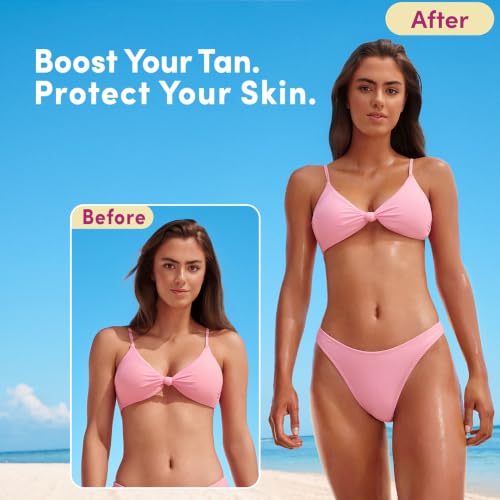 Coco & Eve Tanning Anti Aging Body Oil with SPF 45-5.07 fl oz Alternate view