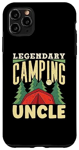 Legendary Camping Uncle Campfire Camp Camper Lv X}zP[X iPhone 11 Pro Max p