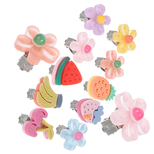 Abaodam 10 Pairs Kids Ear Decorations Simple and Lovely Ear Clips for Little Girls