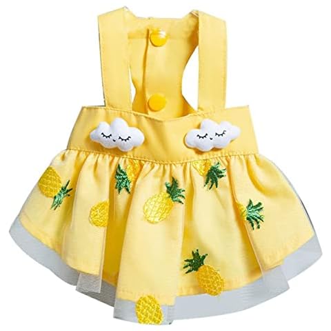 Yellow Pineapple Dress for Small Dogs Cover